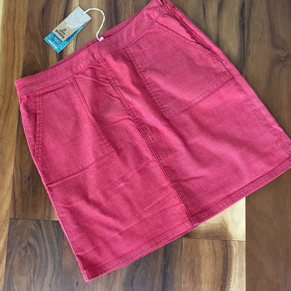 Prana Red Skirt NWT